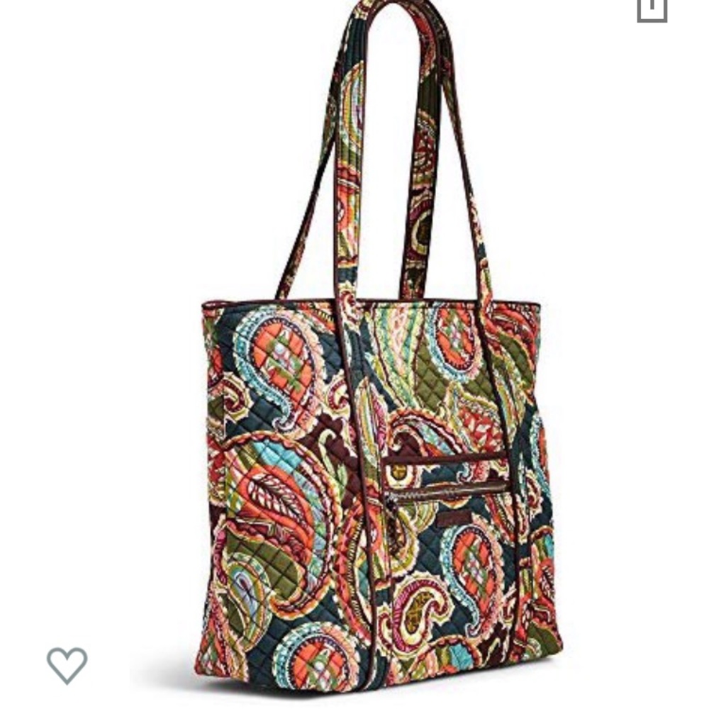 Iconic Vera Bradley Tote Heirloom Paisley -NWT